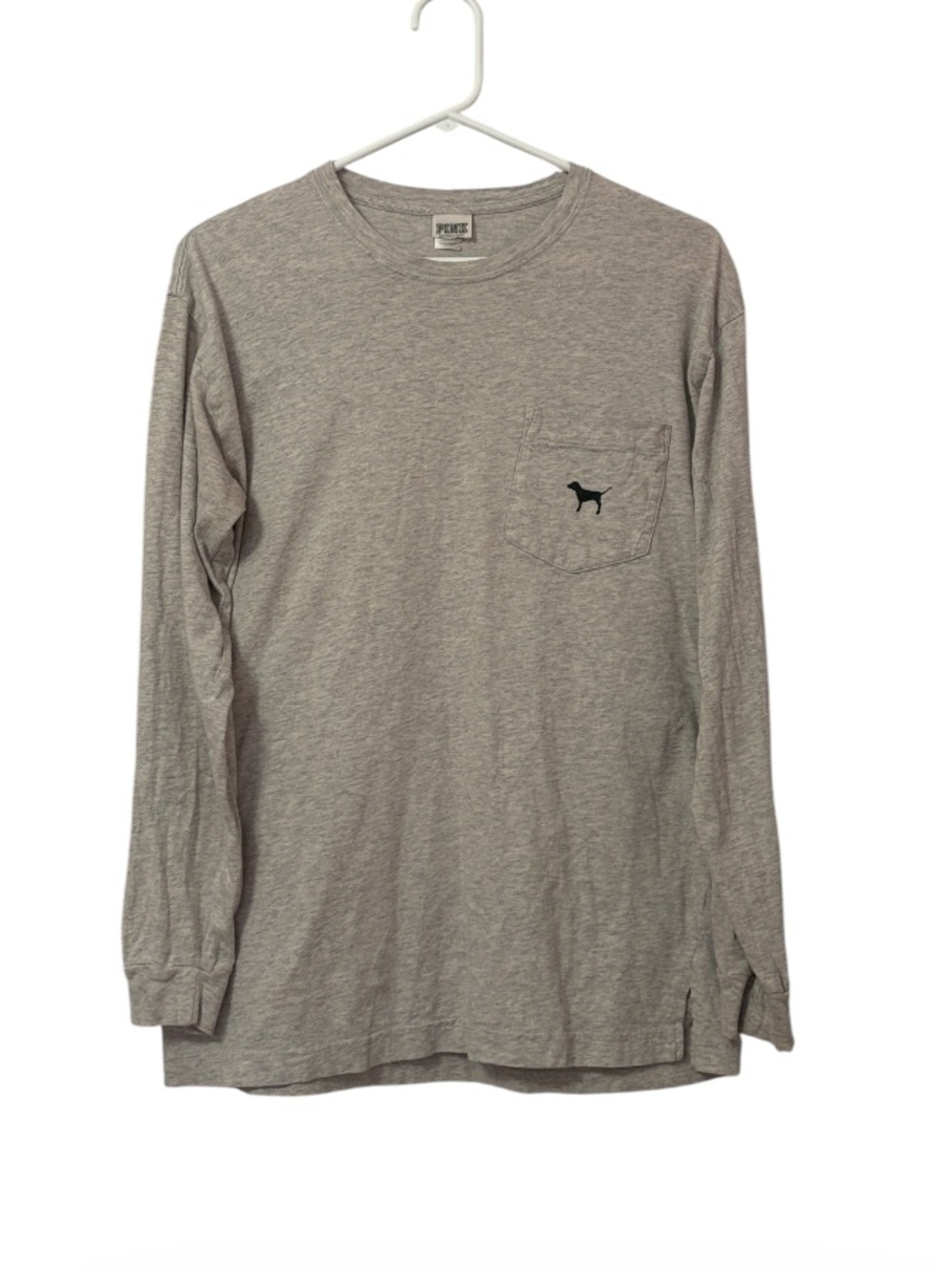 PINK LOVE PINK Floral Pocket Logo Long Sleeve